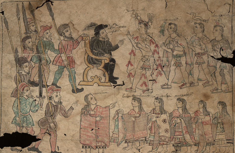 Malinche y las señoras tlaxcaltecas en el "Manuscrito de Texas"