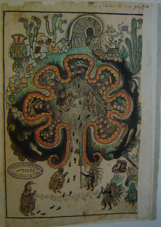 Historia Tolteca Chichimeca, f 16r. Siglo XVI