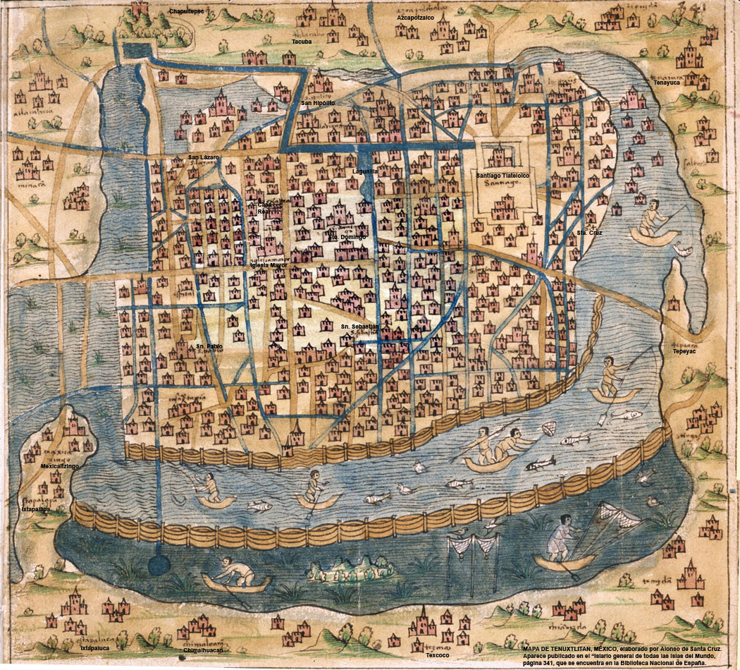 Mapa de Upsala, detalle,ca. 1550 