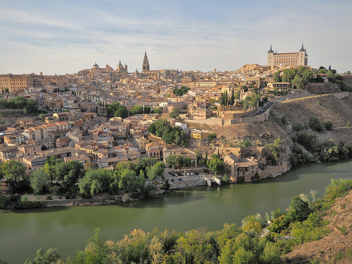 Vista actual de la ciudad de Toledo, España