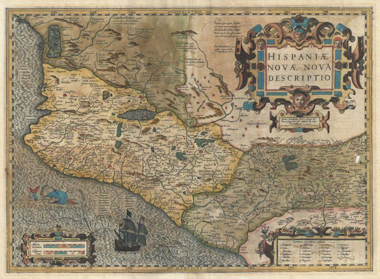Mapa de Hondius y Mercator. 1606