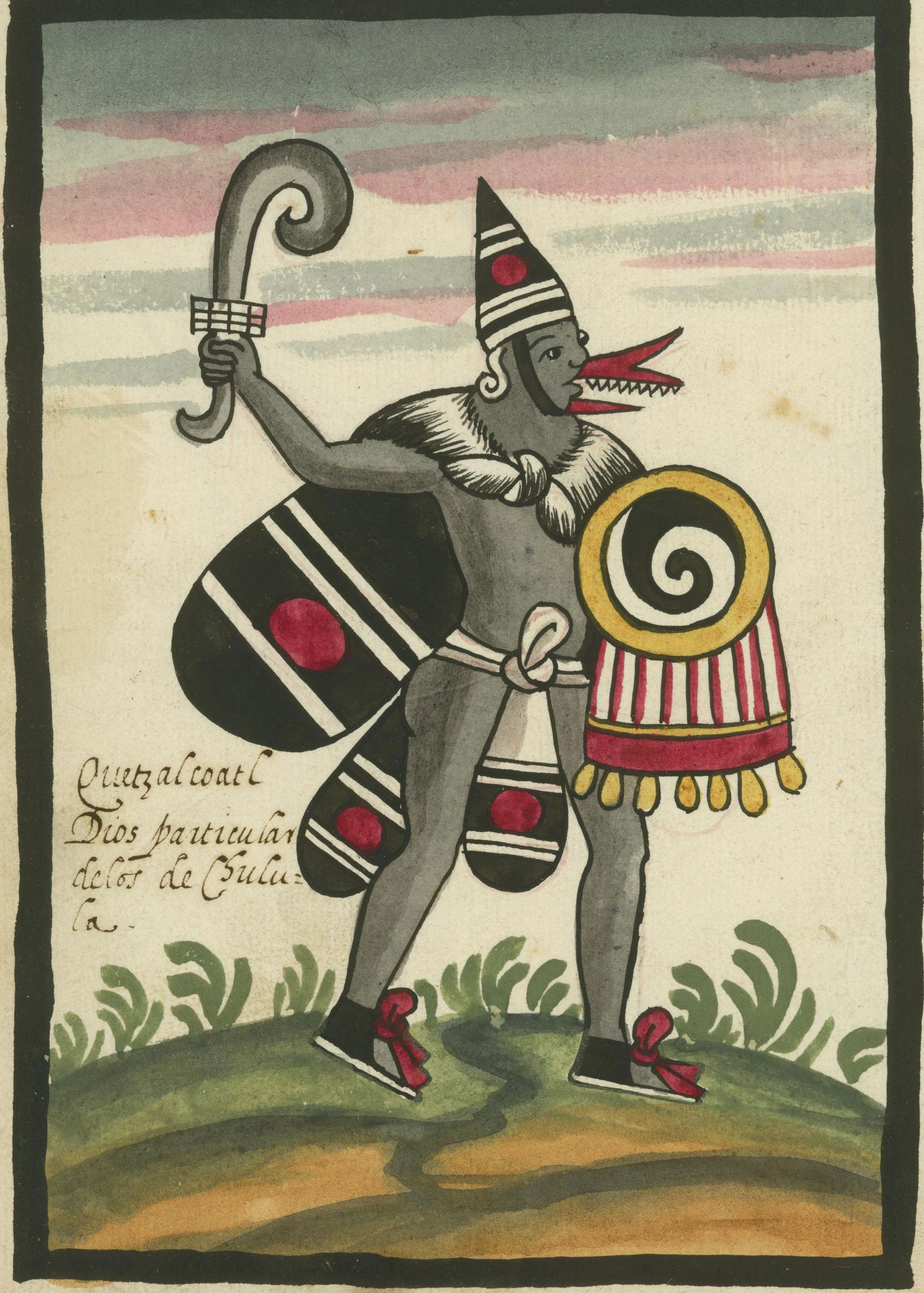 Quetzalcóatl, Códice Tovar, siglo XVI.
