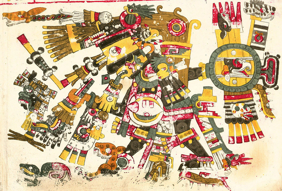 Tezcatlipoca, Códice Borgia, p.17.