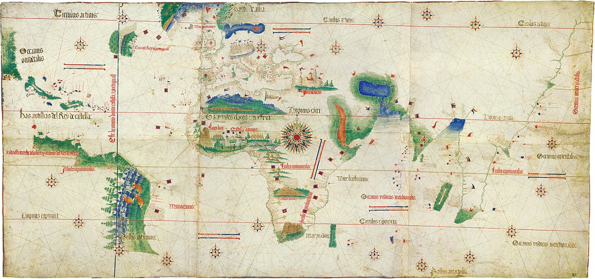 Planisferio de Cantino (1502)