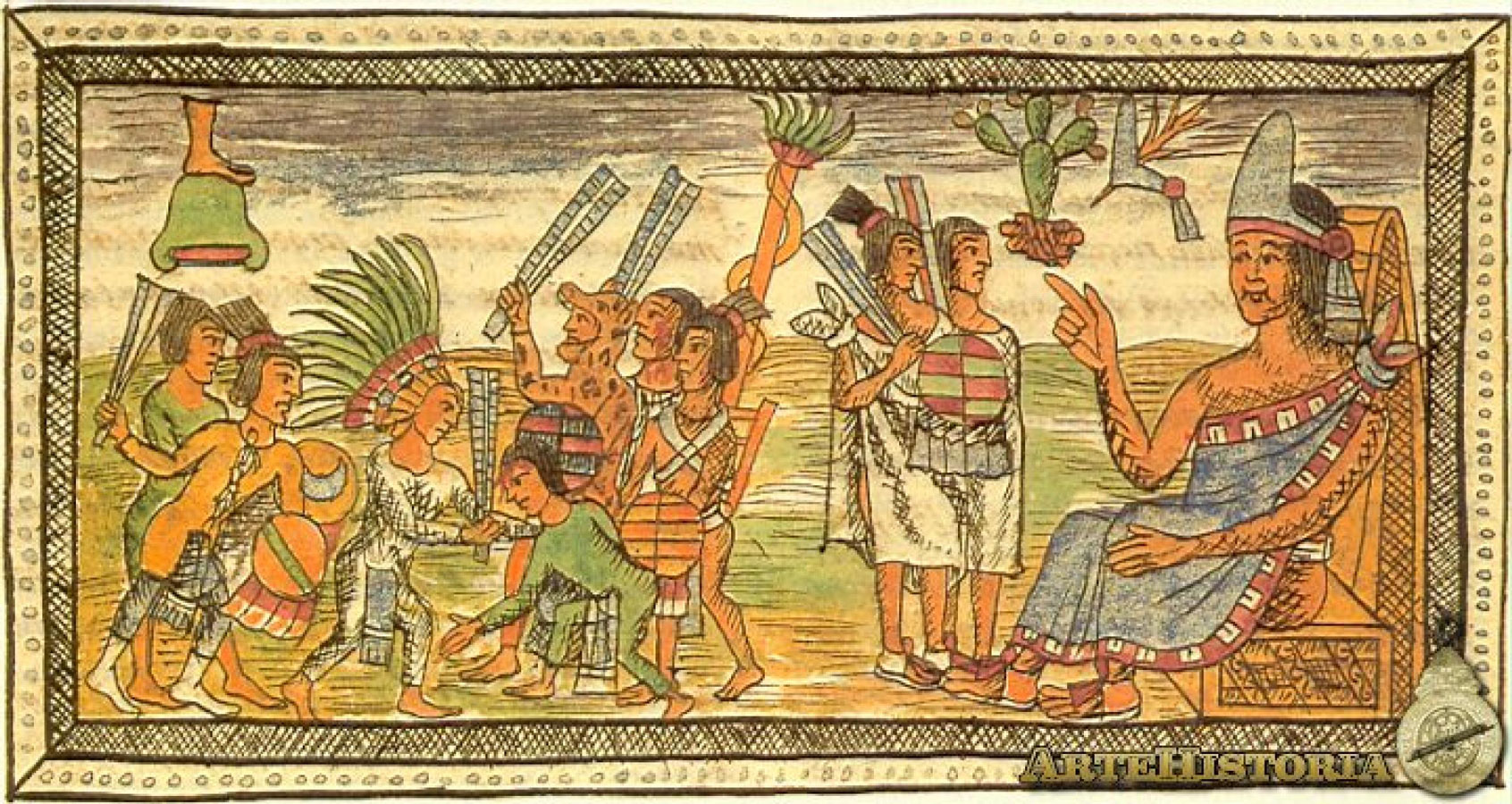 Códice Durán, Siglo XVI. Batalla entre Tenochtitlán y Cholula