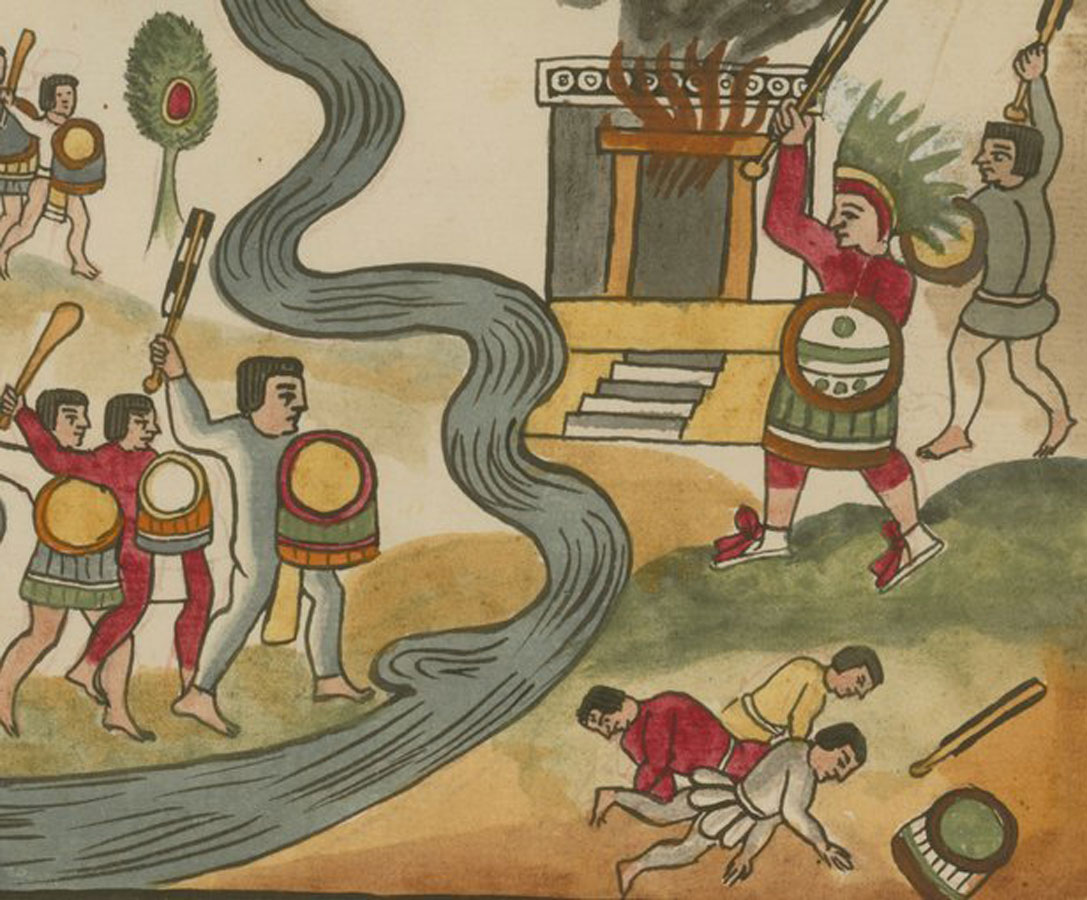 La Guerra contra Coyoacán. Códice Tovar, siglo XVI