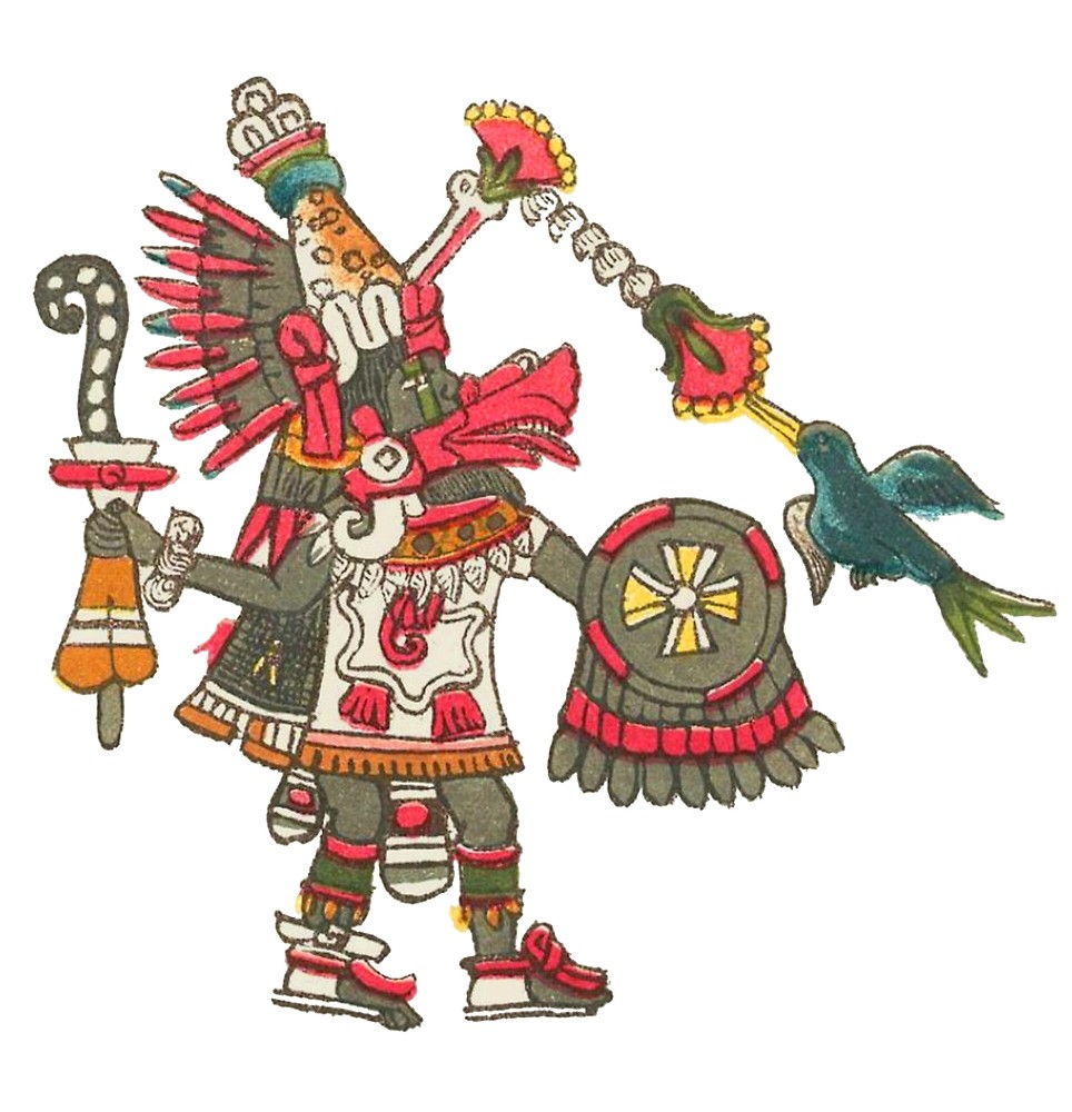Quetzalcóatl en Códice Magliabecchiano, Fo 61. Siglo XVI. 
