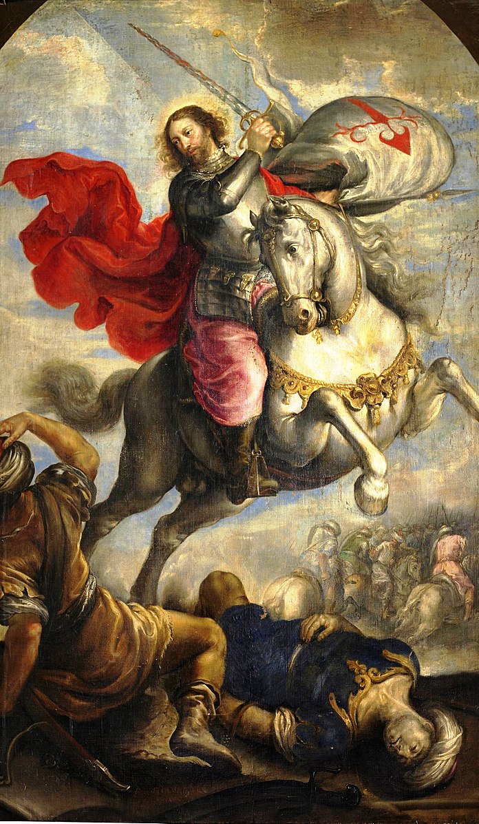El apóstol Santiago a caballo o Santiago Matamoros - Francisco Camilo