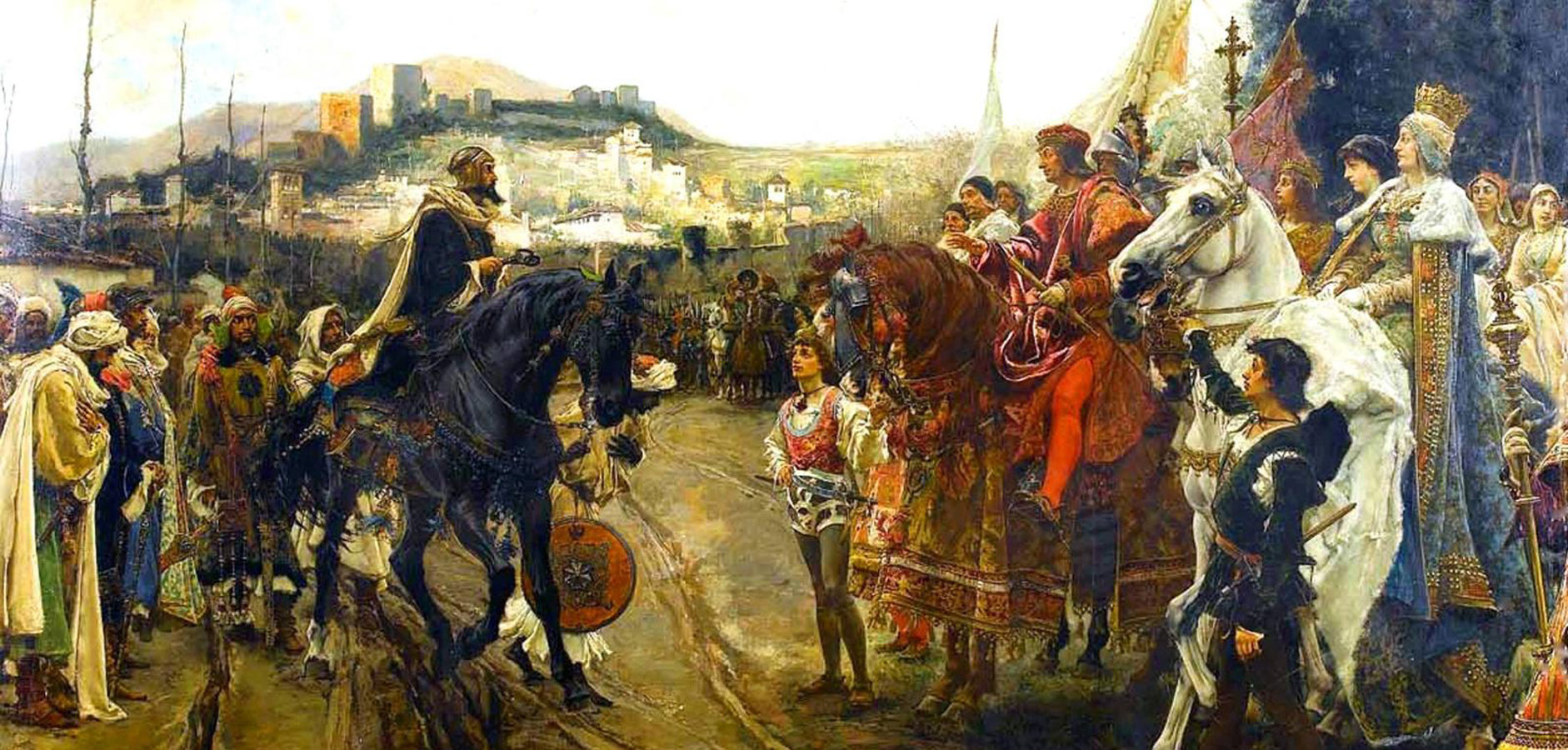 La rendición de Granada. Francisco Pradilla, 1882.