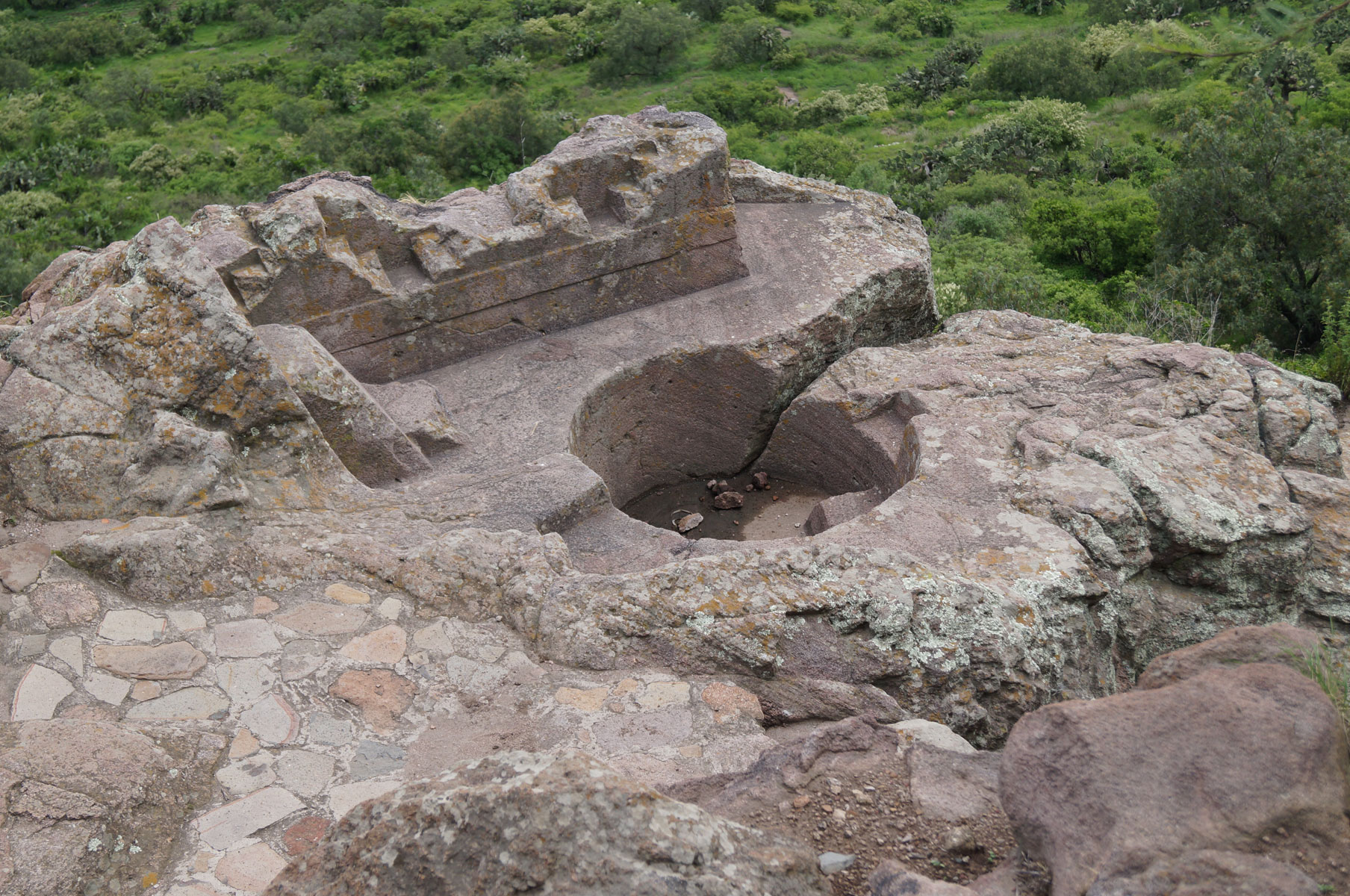 Baños de Nezahualcoyotl.  Sitio arqueológico del siglo XV. 