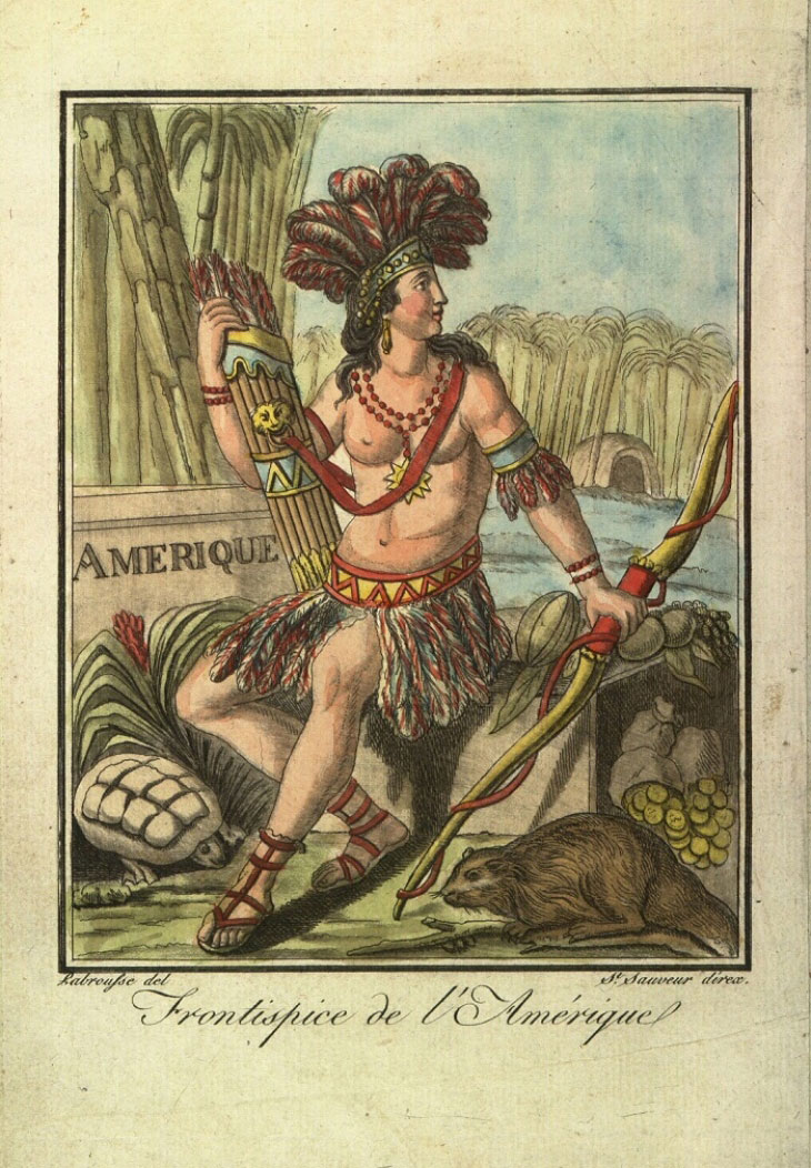 Alegoría de América. 1796.