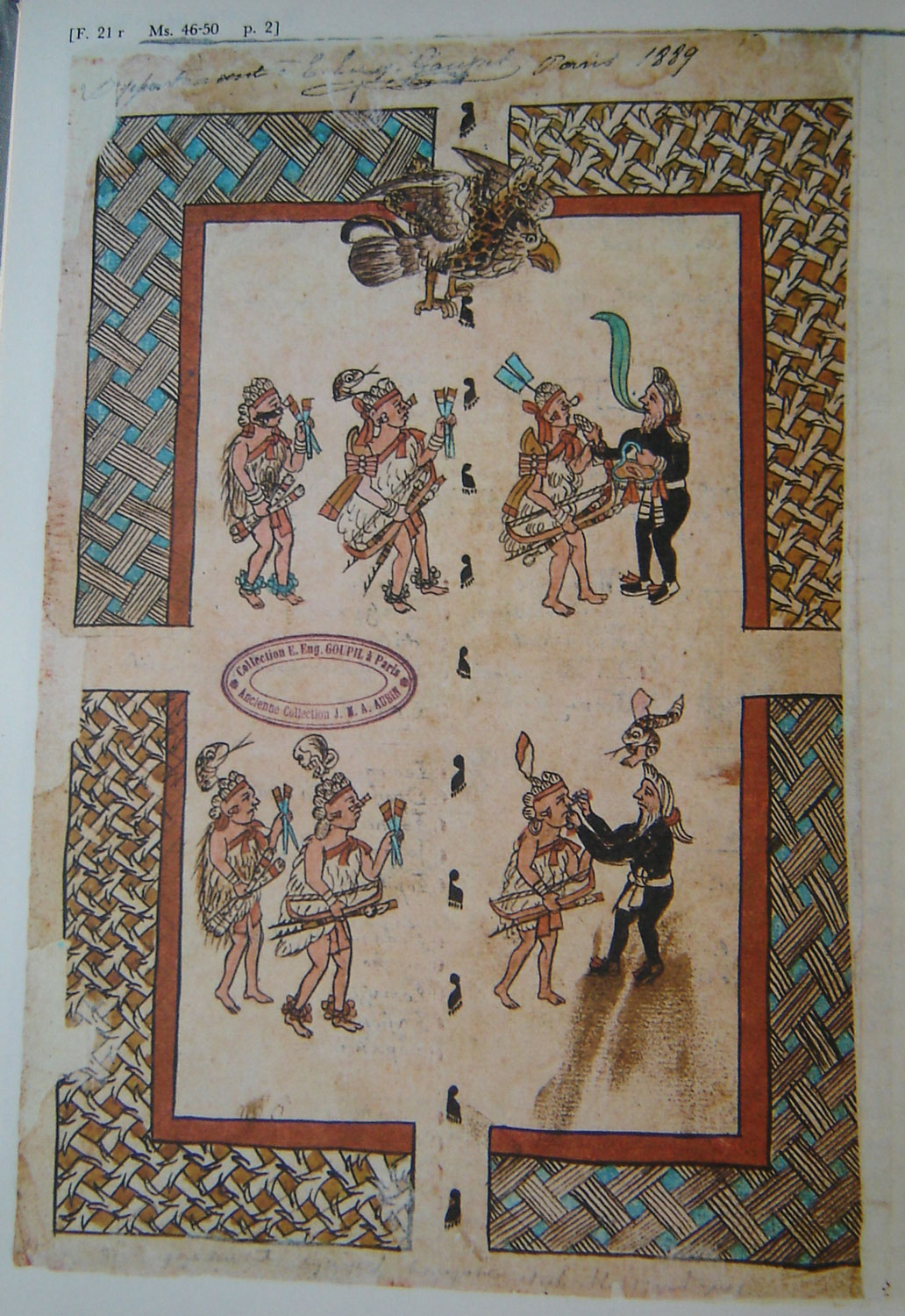 Historia Tolteca-Chichimeca o Anales de Cuauhtinchan, Fo21r-Ms-46-50-p-2. Siglo XVI