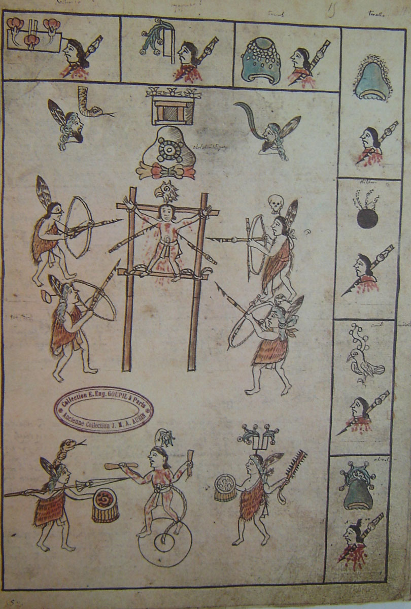 Historia Tolteca-Chichimeca o Anales de Cuauhtinchan, Fo 28r Ms-46-50-p-15. Siglo XVI