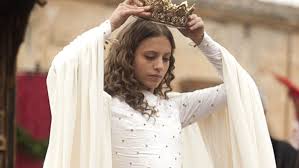 Escena de la coronación de Isabel la Católica, Serie de Televisión, ISABEL, RTVE (2012) 