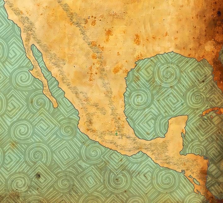 Mapa: Regiones de Mesoamérica