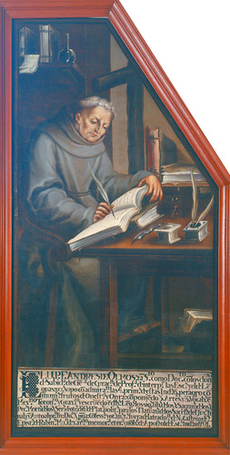 Fray Andrés de Olmedo, J. Aquino. Oleo sobre tela, S.XVII. 