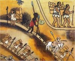 Esclavo africano en el Lienzo de Quauhquechollan (aprox 1527)