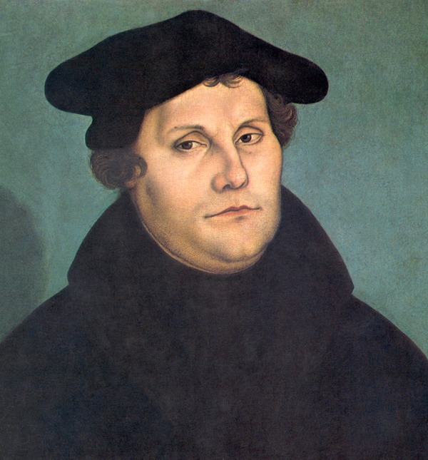 Retrato de Martín Lutero, Lucas Cranach "El Viejo", Galerías Uffizi, (1529)