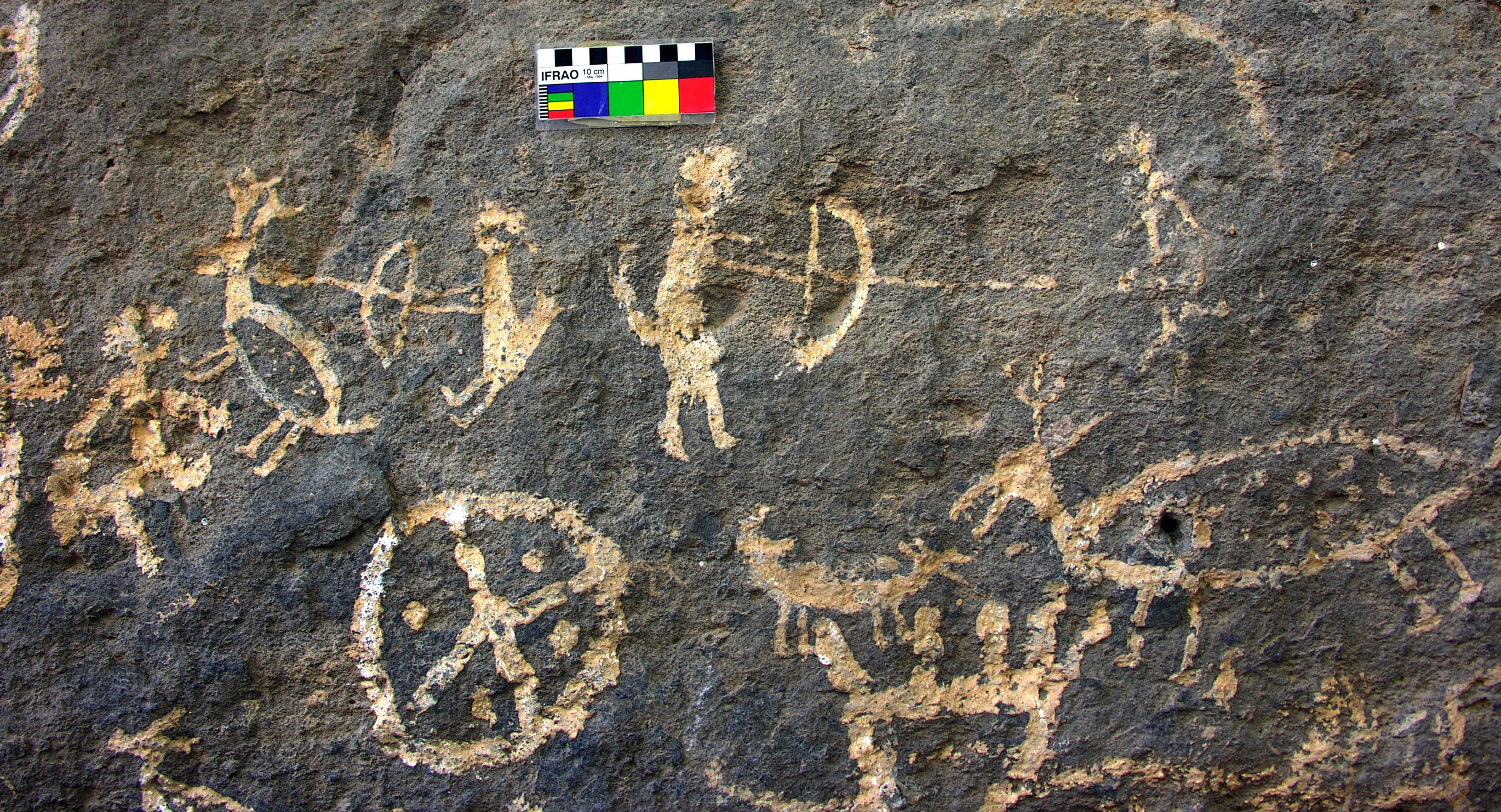 Fig. 2 Cerería del venado. Sitio: Nimacú, municipio de Huichapan, Hidalgo. Foto: Proyecto La mazorca y el niño Dios. El arte otomí: continuidad histórica y riqueza viva del Mezquital, IIE- UNAM