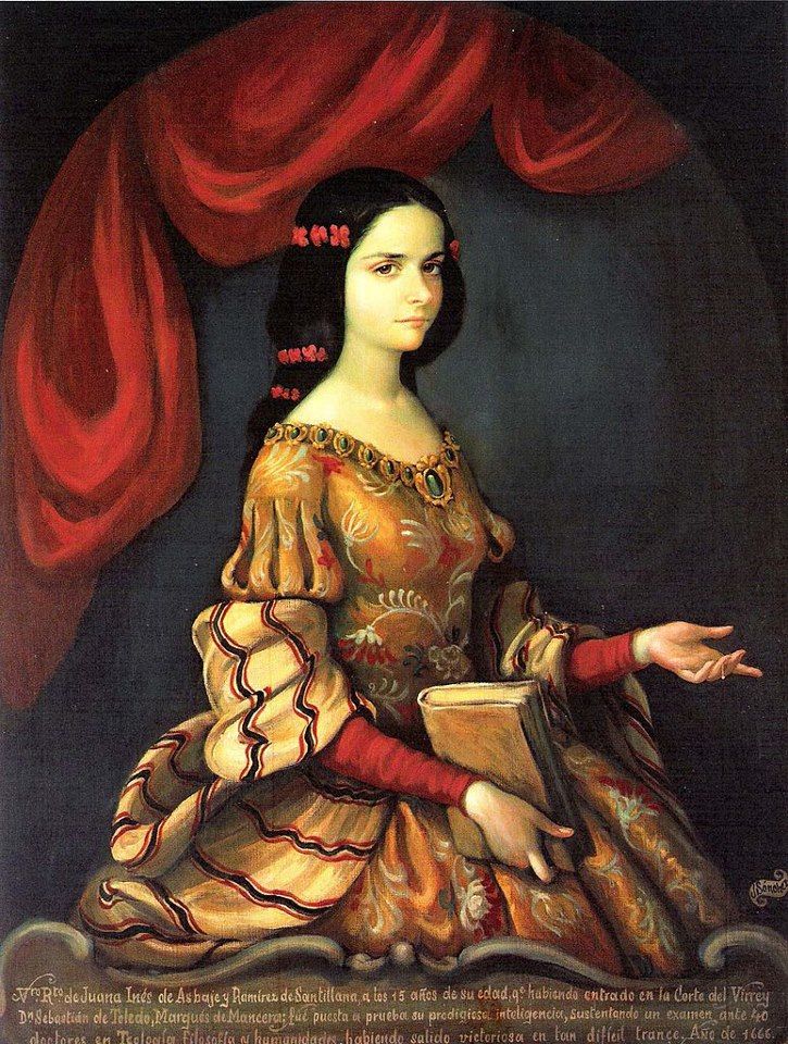 Retrato de Juana Inés de Asbaje y Ramírez de Santillana (1666) 