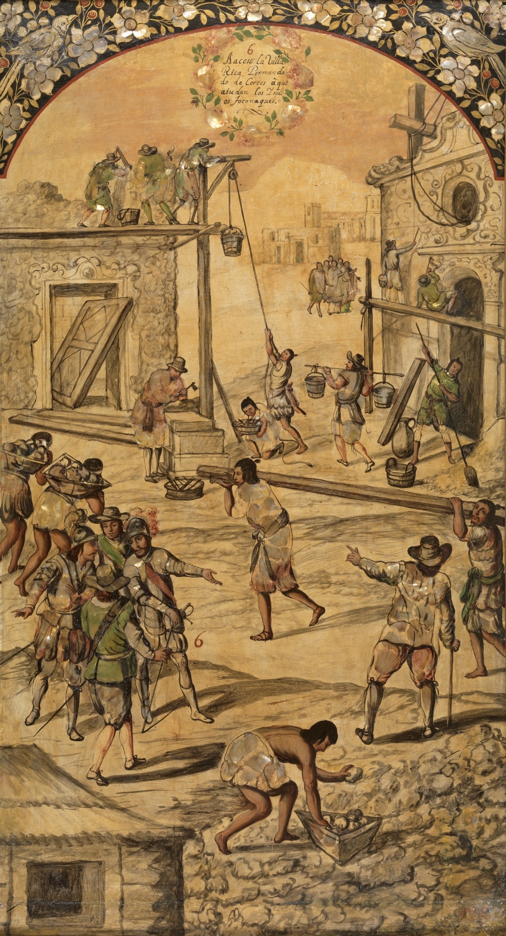 La conquista de México por Hernán Cortés,