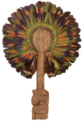 Fig. 2 - Divisa con mango de madera. Archivo digital del Museo Nacional de Antropología-INAH.