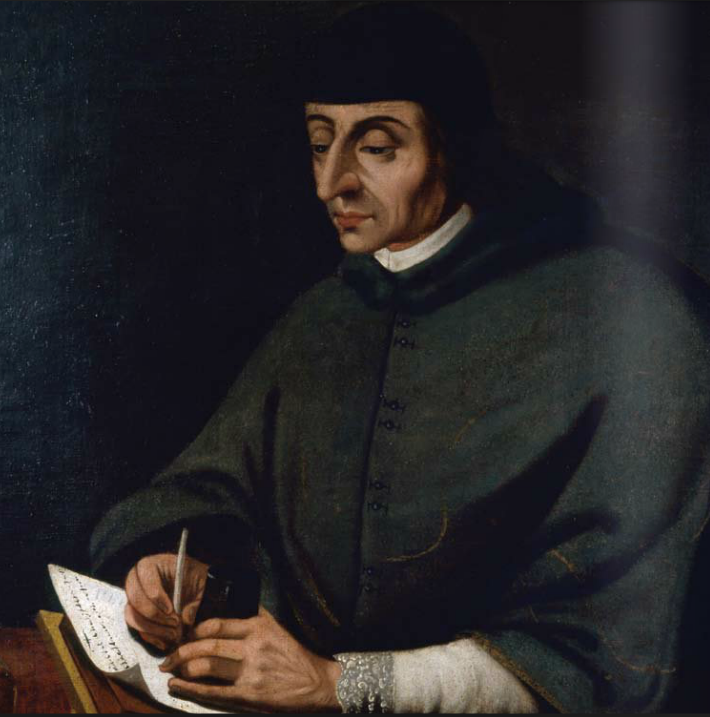 Retrato de Francisco Cervantes de Salazar, José de Bustos, Museo Soumaya