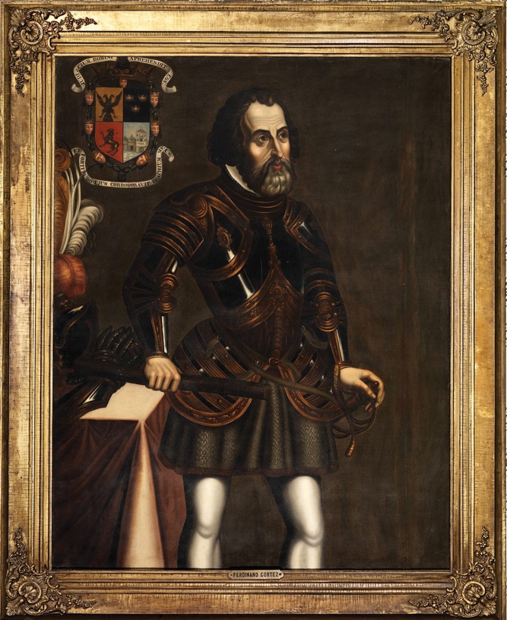 Retrato de Cortés perteneciente al presidente Polk